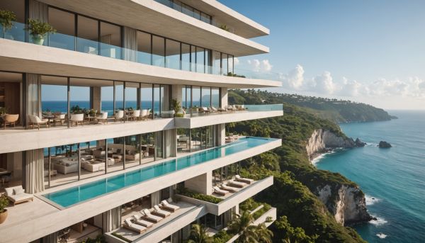 Résidences côtières de prestige avec vue panoramique